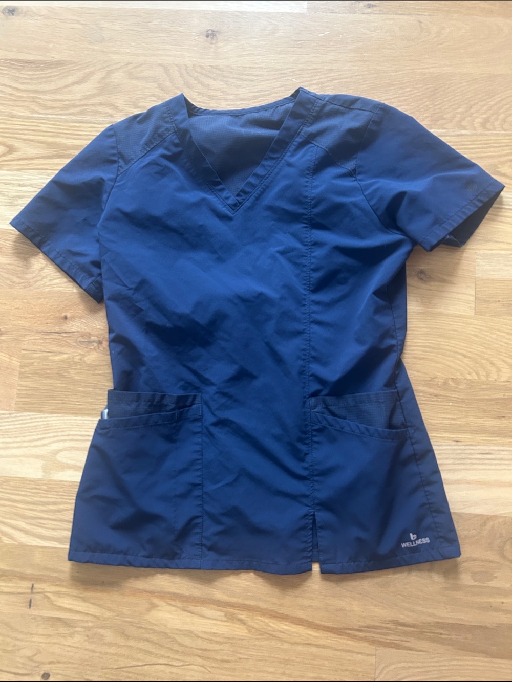 Barco Uniforms Navy V-Neck Scrub Top